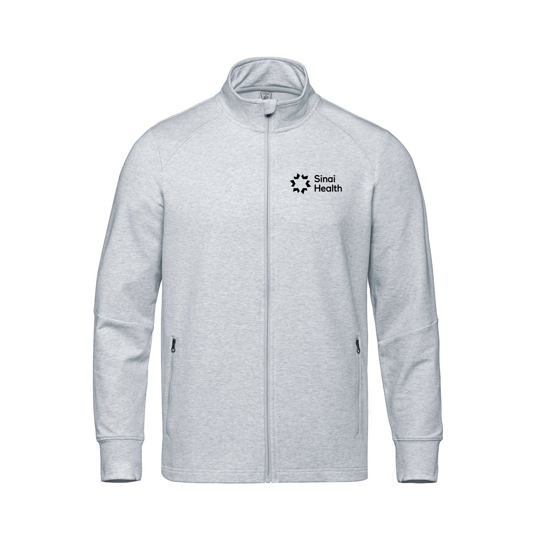 Sinai Health Men’s Full-Zip French Terry Jacket (Grey)