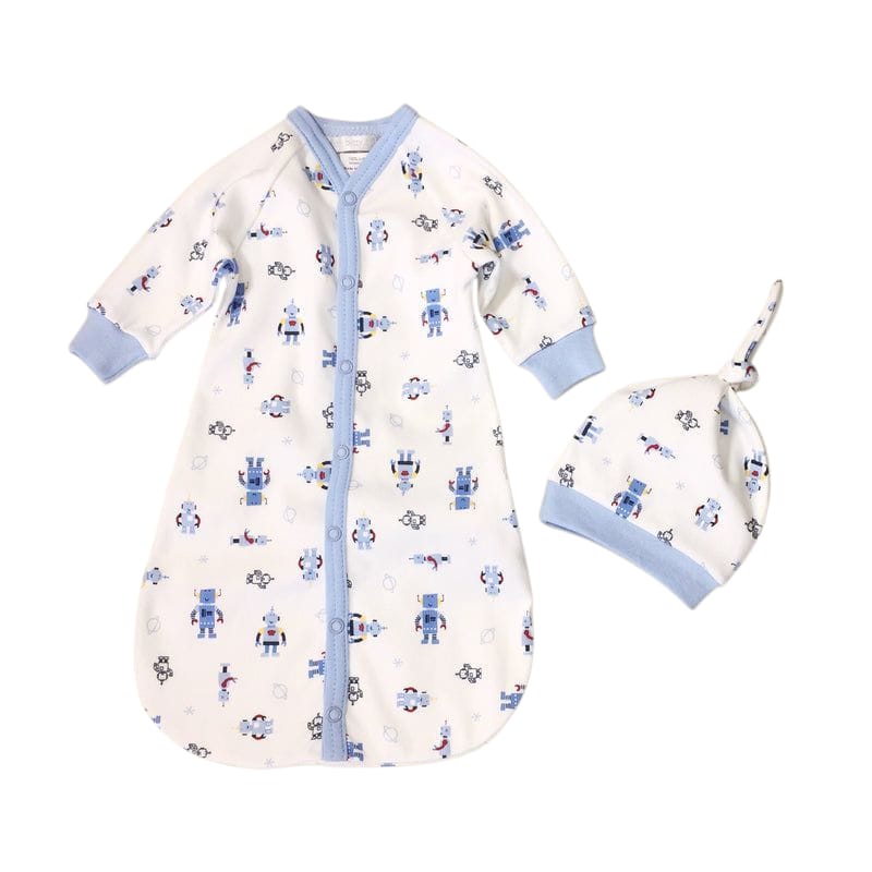 Itty Bitty Baby Sleepsack/Hat (Robots)