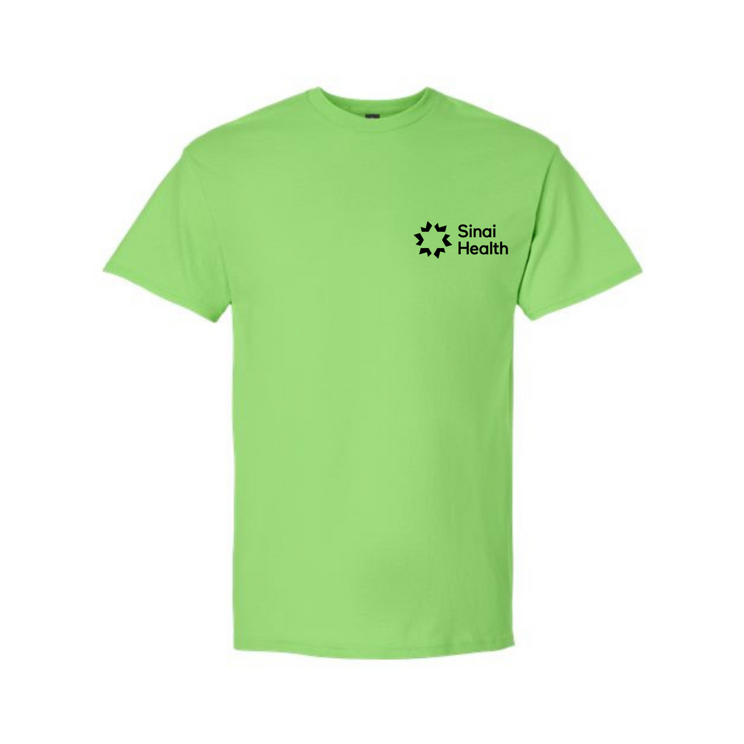 Sinai Health Men's Crew Neck Cotton Tee (Green)