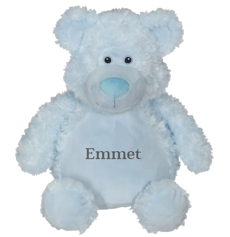 Personalized Stuffed Animal - Blue Teddy Bear – The Sinai Shop