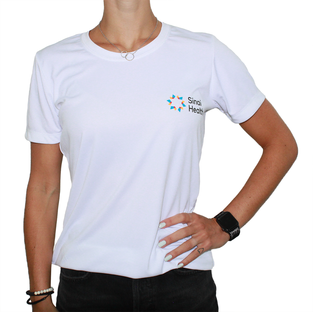 Sinai Health Fitted Tech Tee (White)