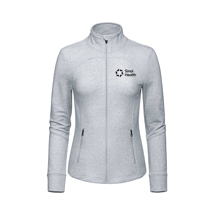 Sinai Health Women's Full-Zip French Terry Jacket (Grey)"