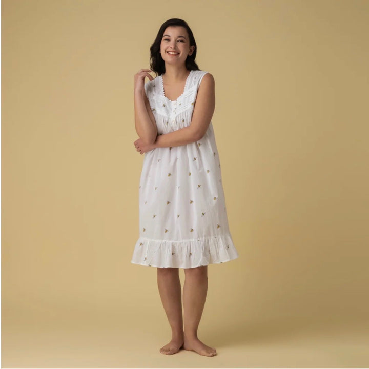 Bees Cotton Night Gown