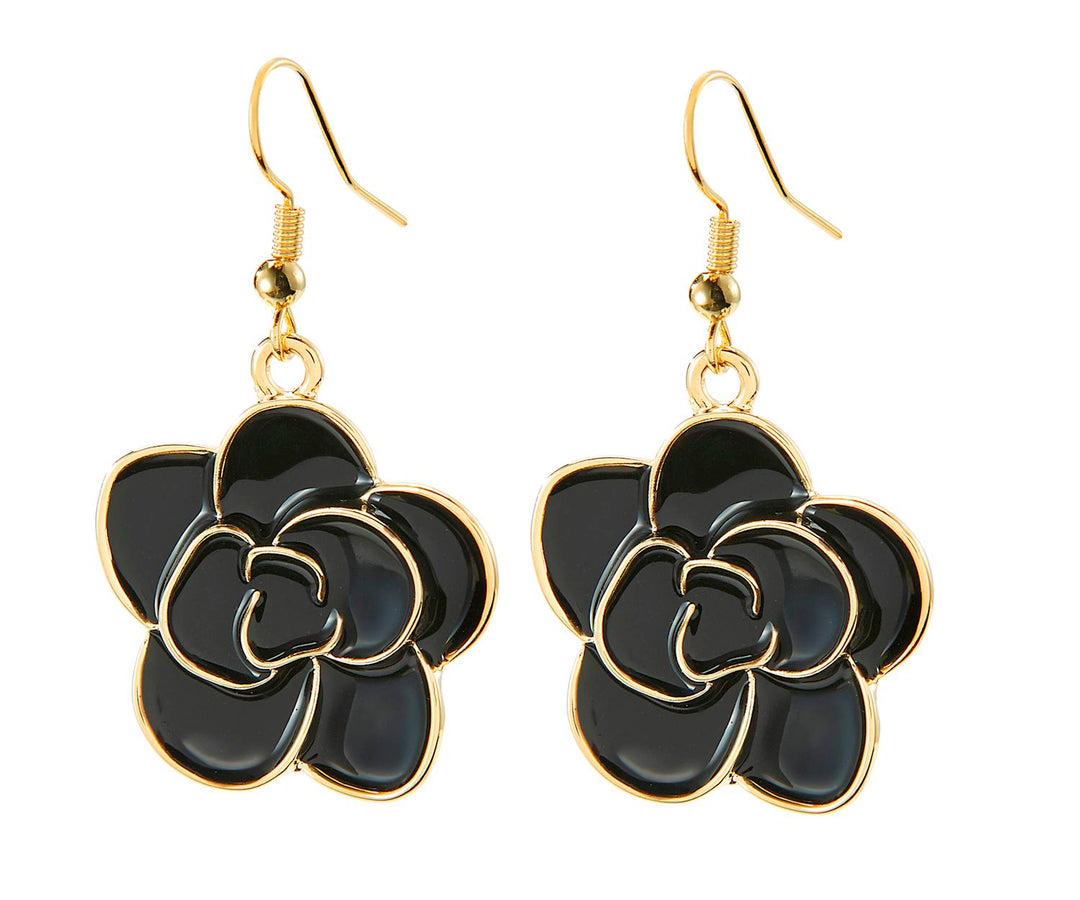 Rose Drop Earrings