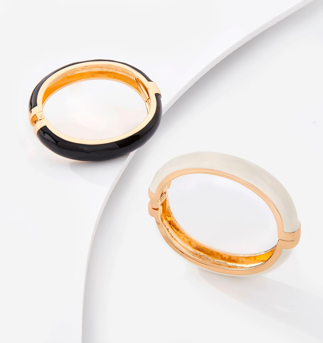 Enamel Cuff Bracelet