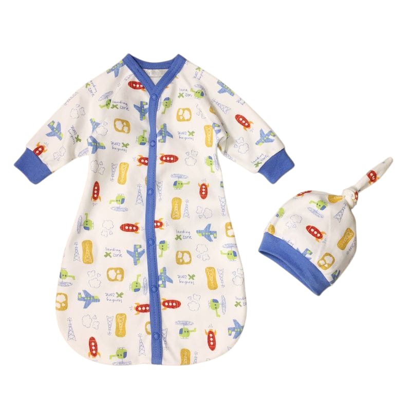 Itty Bitty Baby Sleepsack/Hat (Landing Zone)