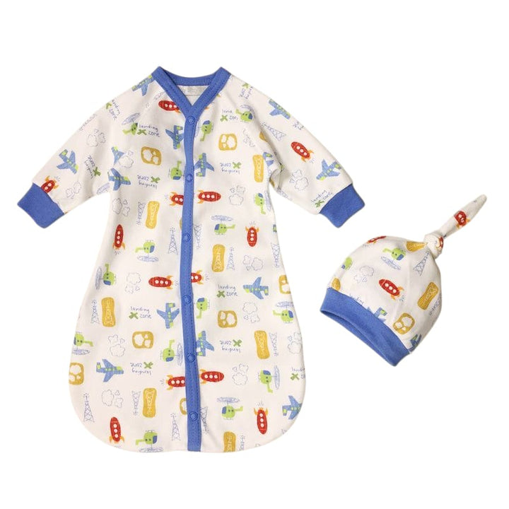 Itty Bitty Baby Sleepsack/Hat (Landing Zone)