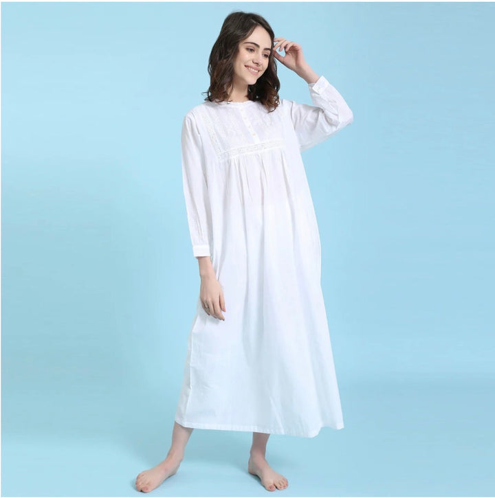 Rebecca Cotton Night Gown