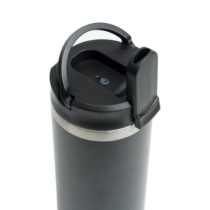 Sinai Health Insulated Bottle With Flip Up Spout (Black)
