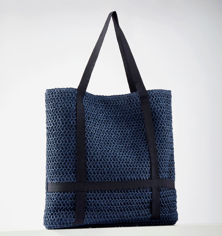 Straw Tote Bag - Multiple Colours