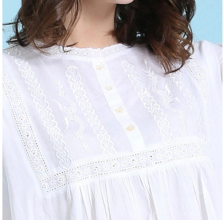 Rebecca Cotton Night Gown