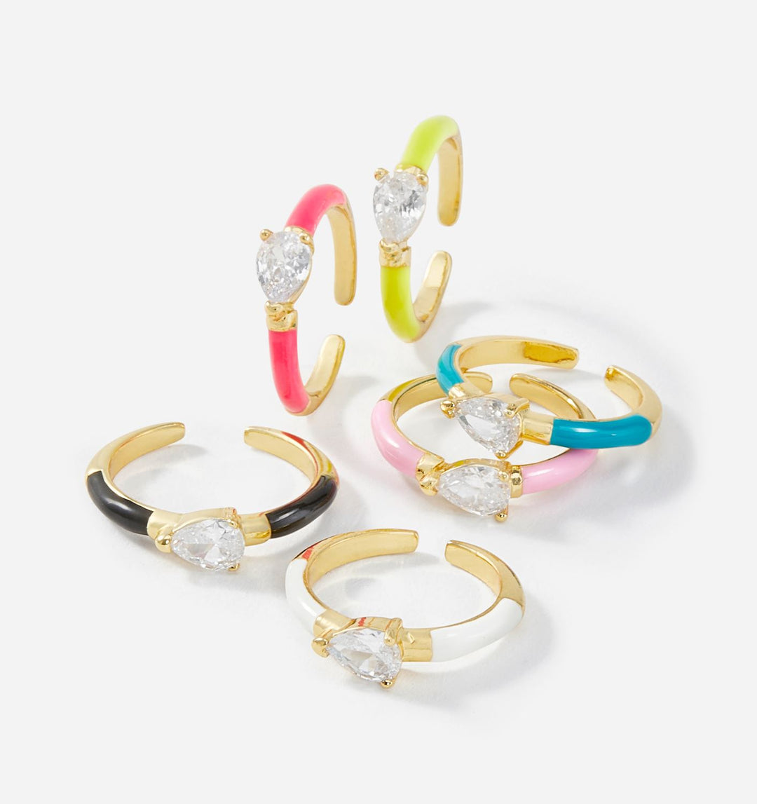 Two Tone Solitaire Ring