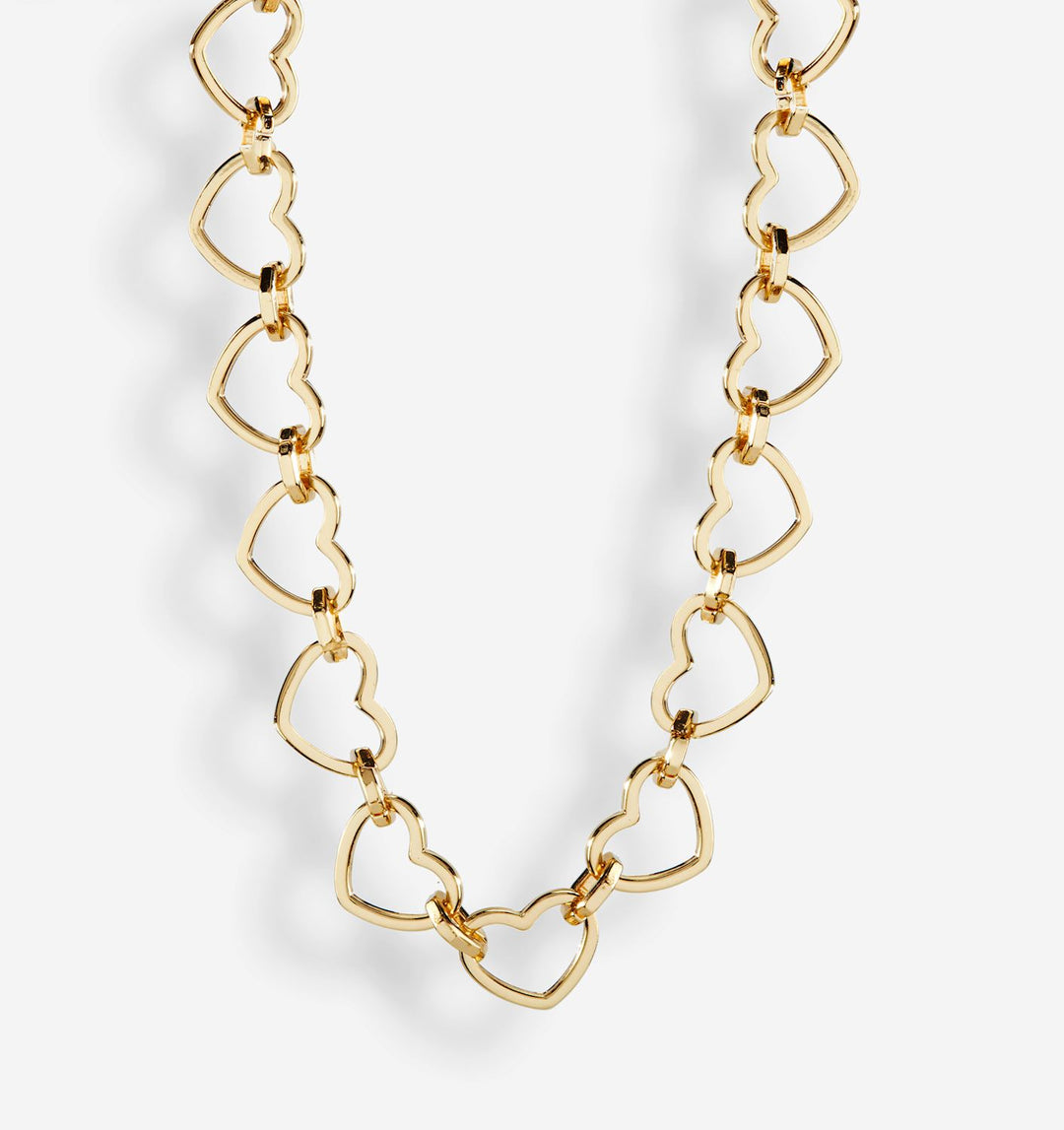 Hearts in a Line Necklace