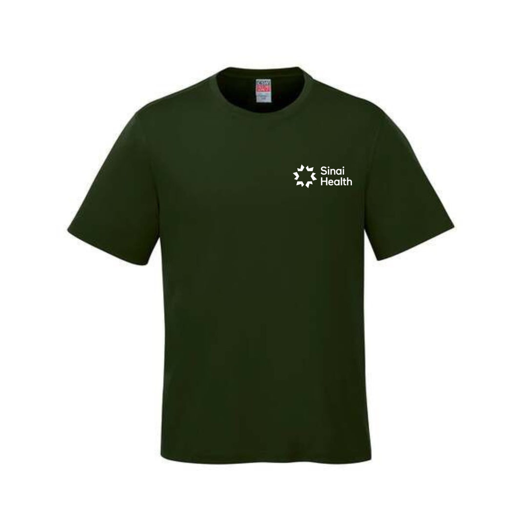 Sinai Health Unisex Crew Neck Cotton Tee (Forest Green)
