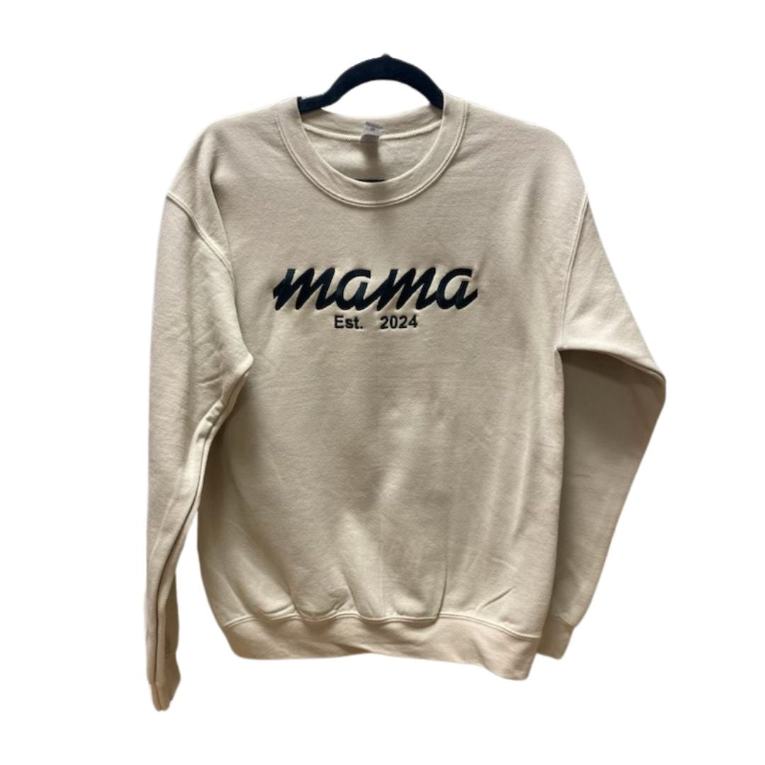 Mama Established 2024 Crew Sweatshirt