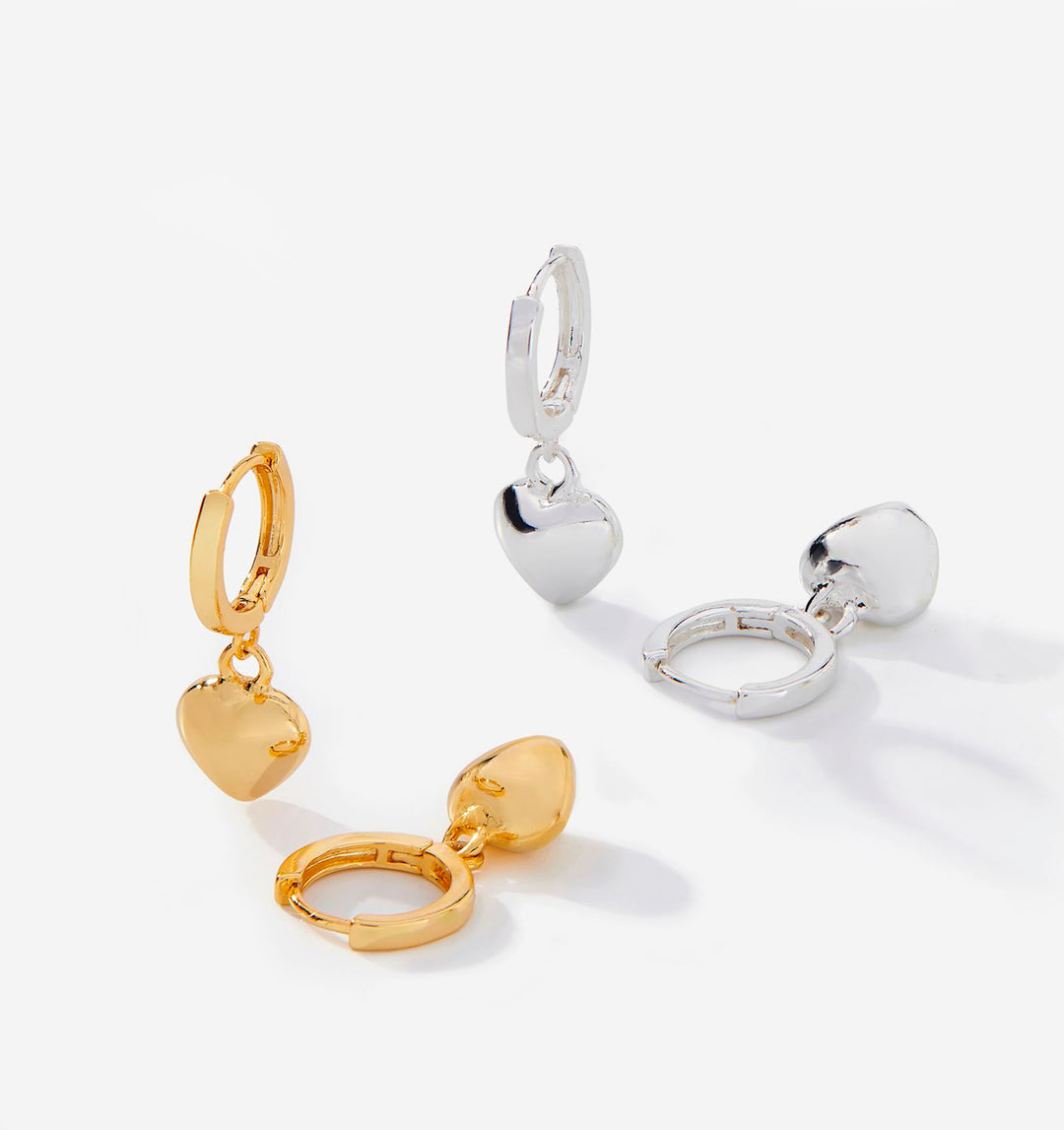 Dangle Heart Earrings