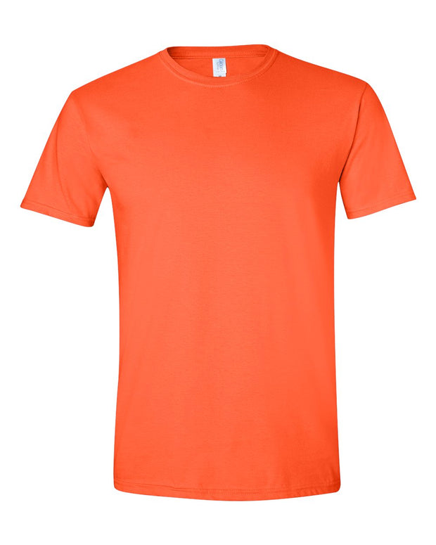 Unisex Crew Neck Cotton T-Shirt (Orange)