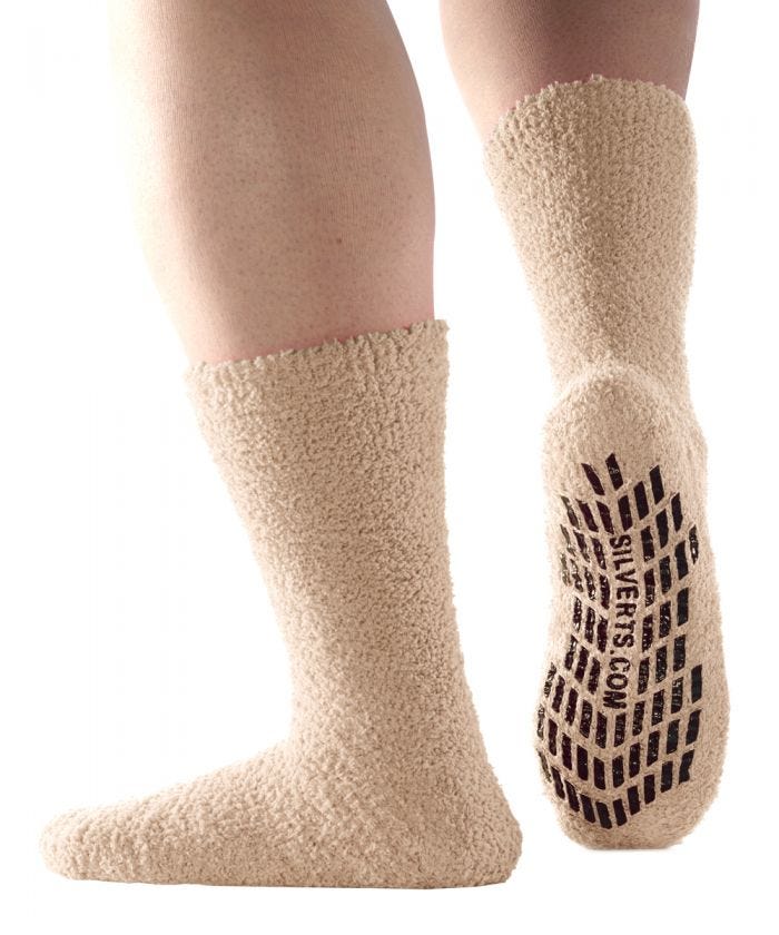 Gripper Slippers Non-Skid Socks, Living Aids