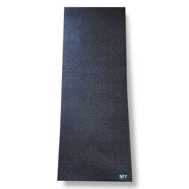 Black Yoga Mat Leopard Print