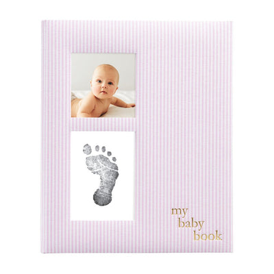 Pearhead Linen Babybook (My Baby Book)