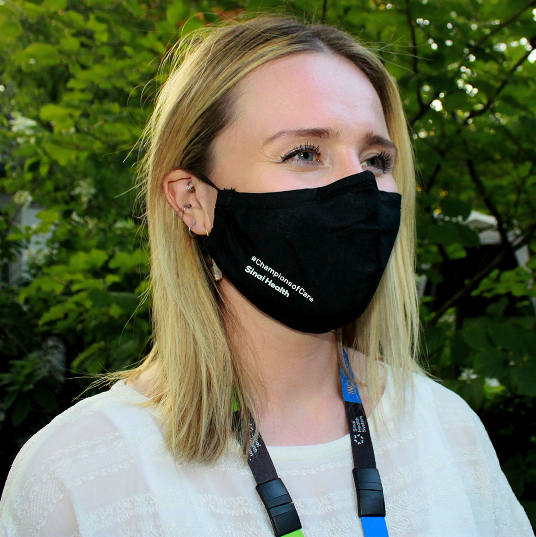 Sinai Health Cotton Mask #ChampionsofCare (Black)