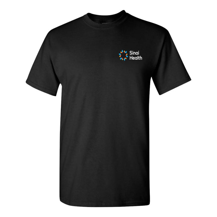 Sinai Health Unisex Crew Neck Cotton Tee (Black)