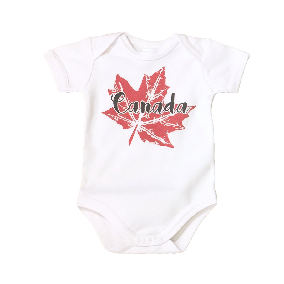 Itty Bitty Baby Canada Maple Leaf Onesie