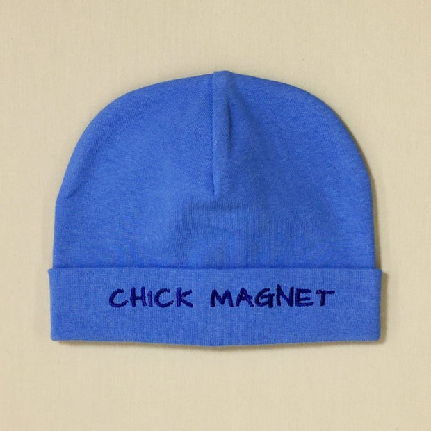 Itty Bitty Baby Embroidered Toques (Ocean Blue)