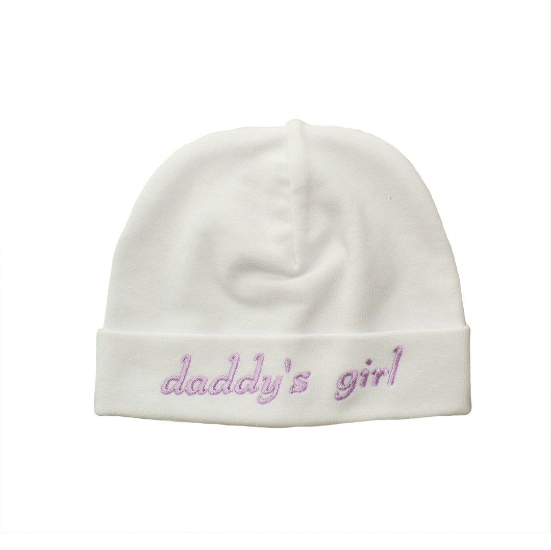 Itty Bitty Baby Embroidered Toques (White)