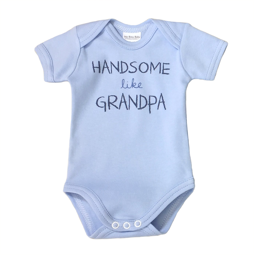 Itty Bitty Baby Handsome Like Grandpa (Blue)