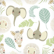 lulujo Cotton Muslin Receiving Blanket (Jungle)