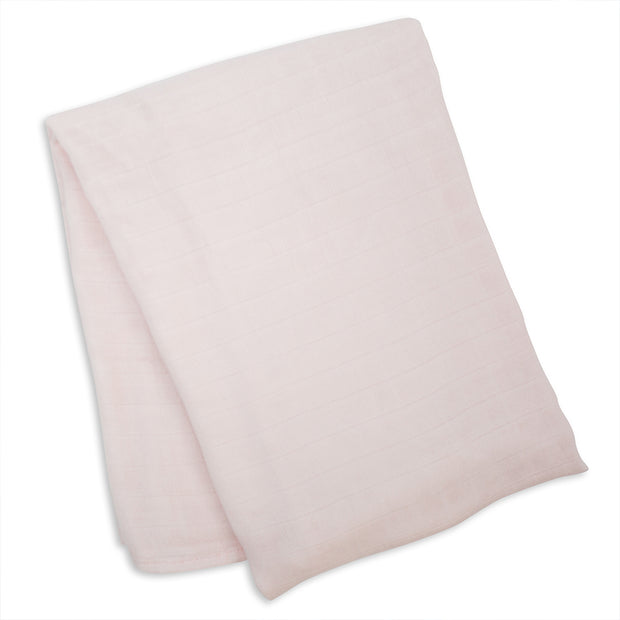 lulujo Bamboo Receiving Blanket (Pink)