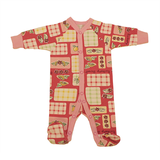 Itty Bitty Baby Footie Sleeper (Sunny Fruit)