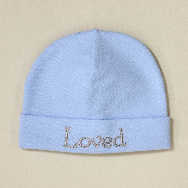 Itty Bitty Baby Embroidered Toques (Blue)