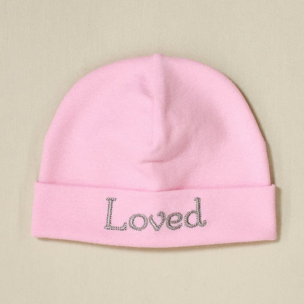 Itty Bitty Baby Embroidered Toques (Light Pink)