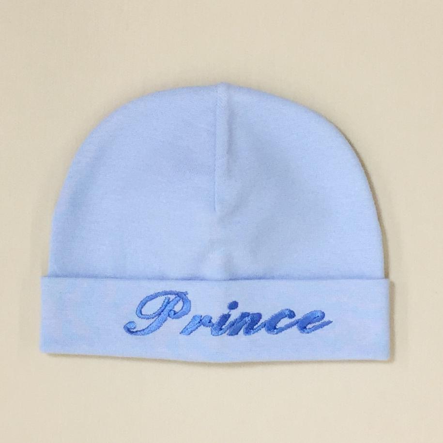 Itty Bitty Baby Embroidered Toques (Blue)