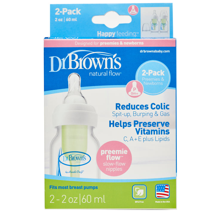 Dr Brown's 2oz Bottle for Preemie and Newborns