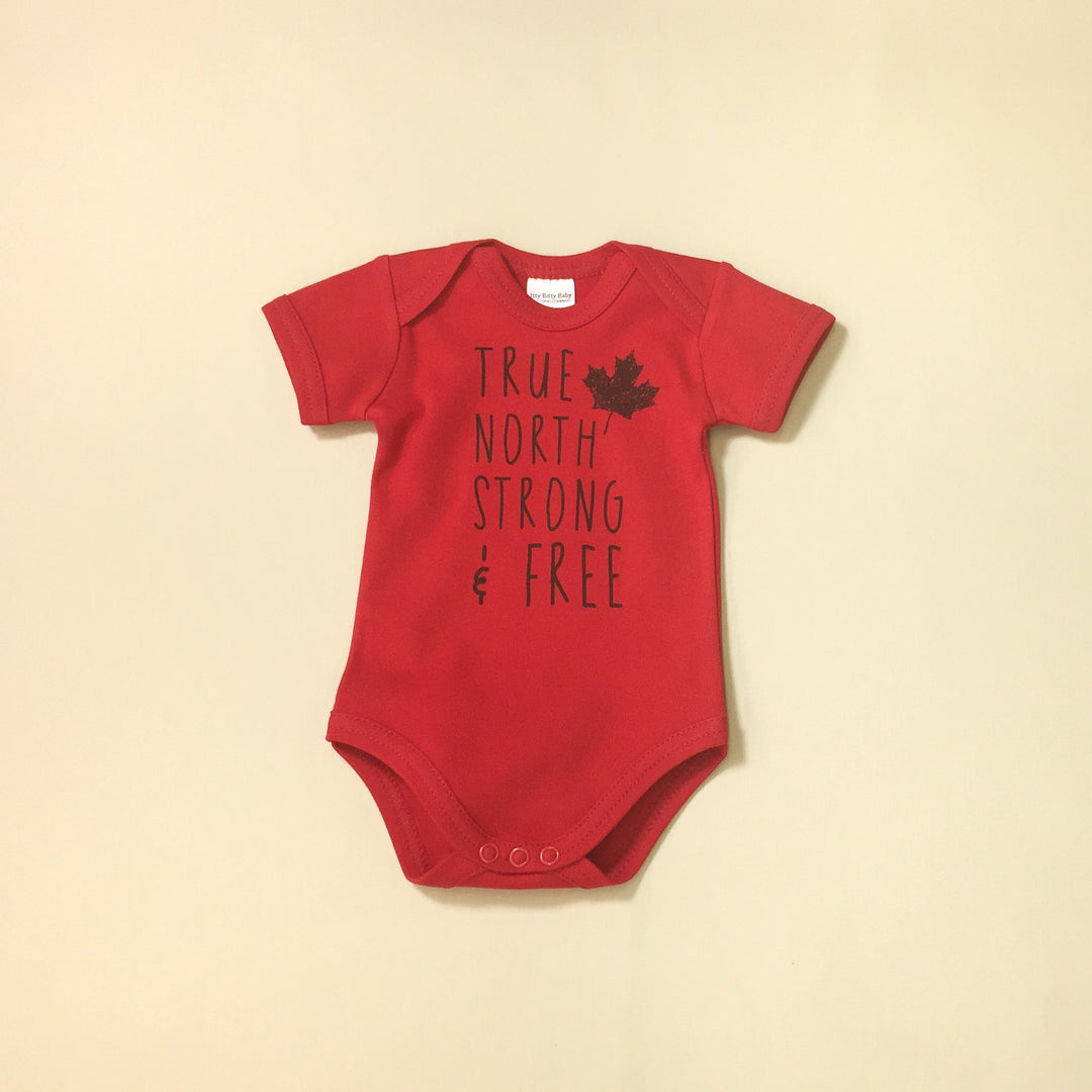 Itty Bitty Baby True North Canada Onesie