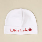 Itty Bitty Baby Embroidered Toques (White)
