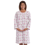 Women's Open Back Flannelette Nightgown