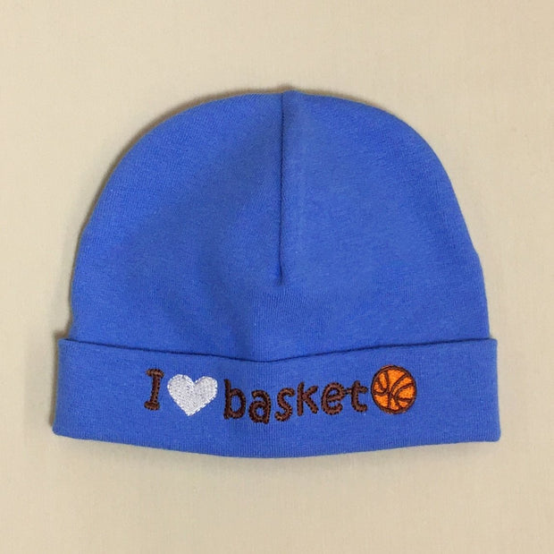 Itty Bitty Baby Embroidered Toques (Ocean Blue)