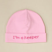 Itty Bitty Baby Embroidered Toques (Light Pink)