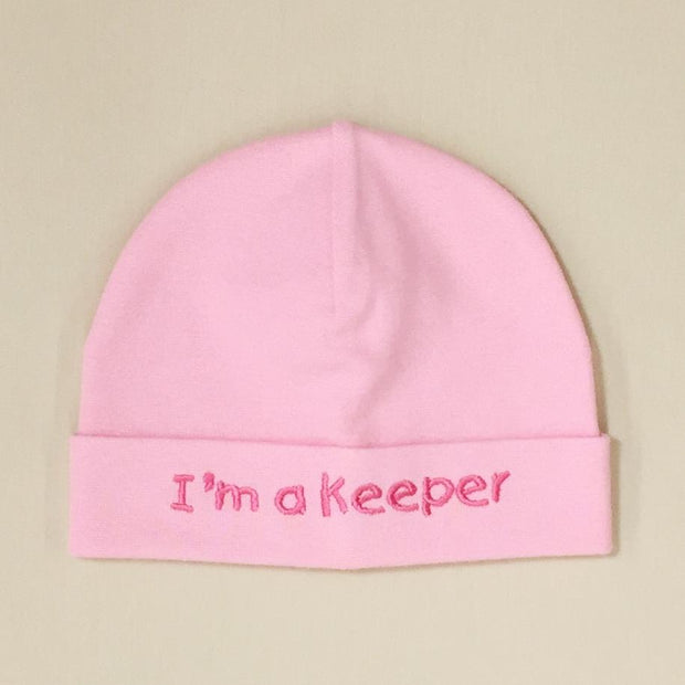 Itty Bitty Baby Embroidered Toques (Light Pink)
