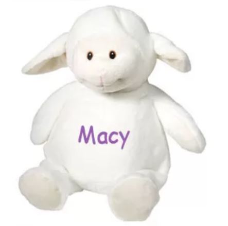 Personalized Stuffed Animal - Lamb