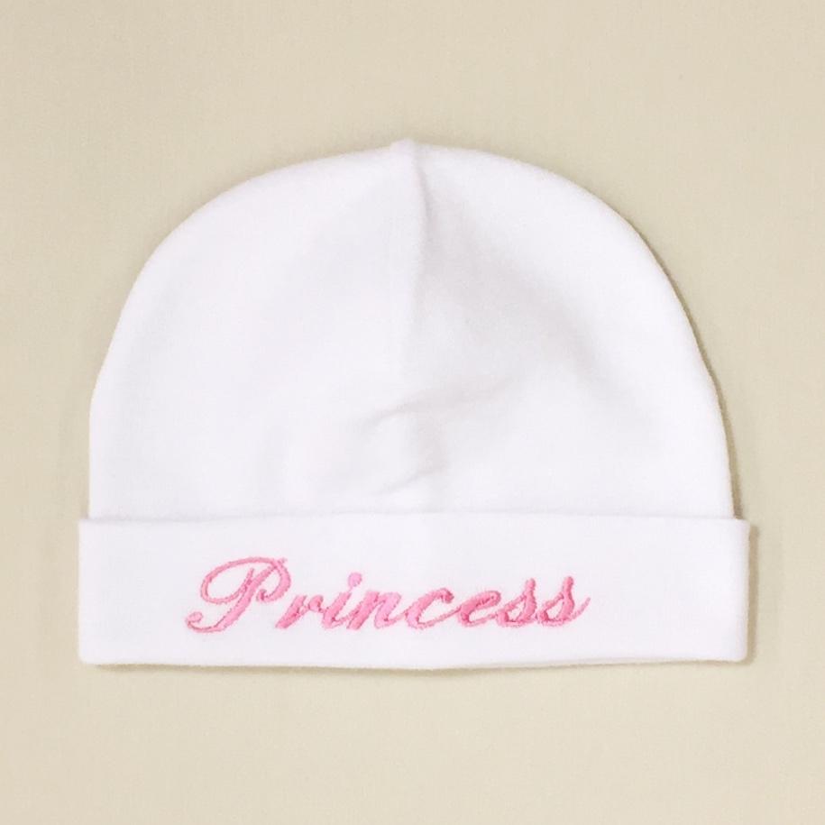 Itty Bitty Baby Embroidered Toques (White)