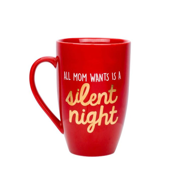 Pearhead Mug All Mom Wants is a Silent Night