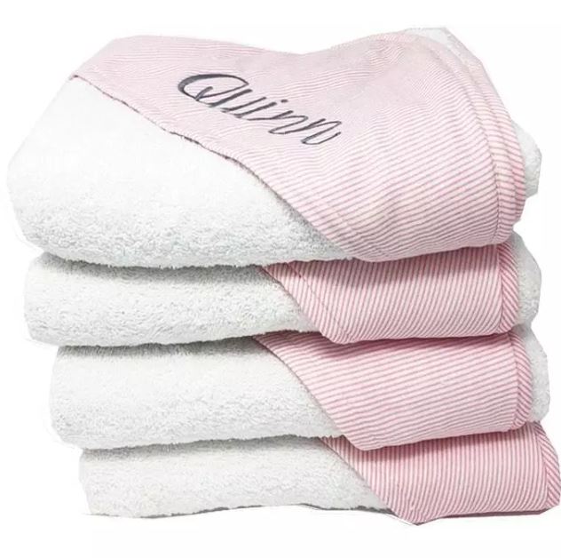 Personalized Newborn Towel (Pink)