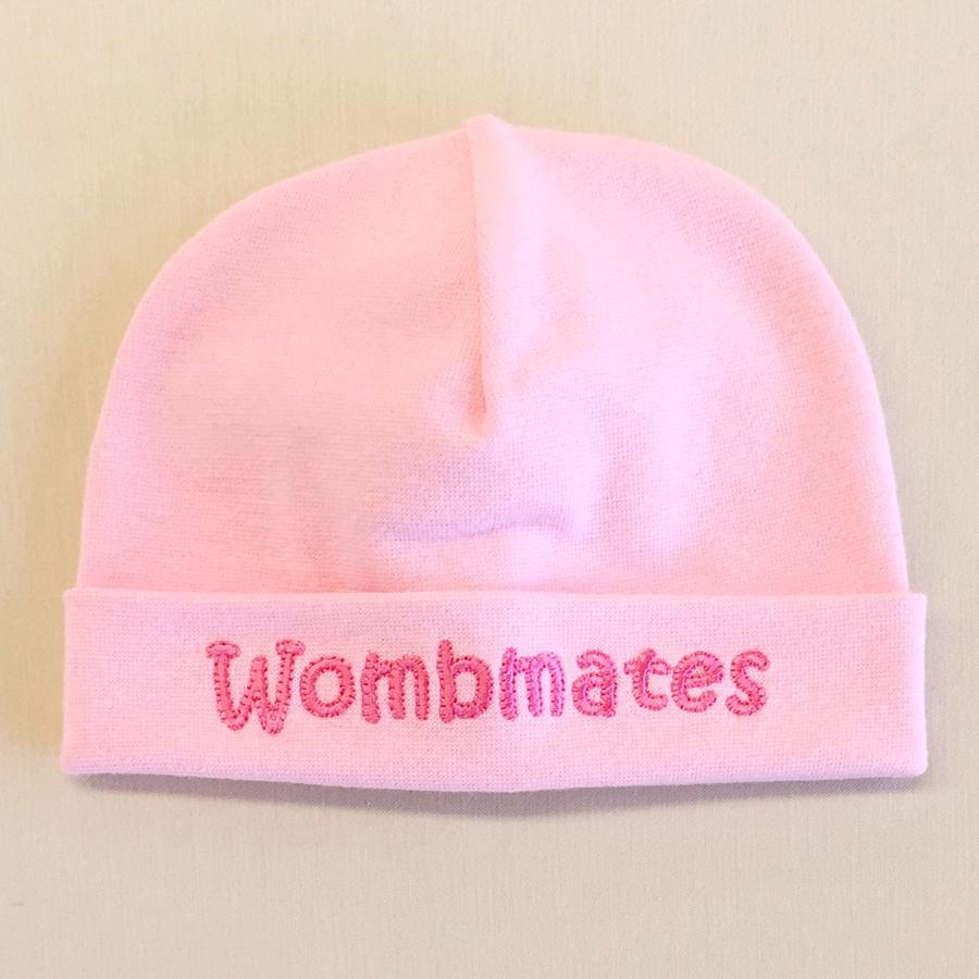 Itty Bitty Baby Embroidered Toques (Light Pink)